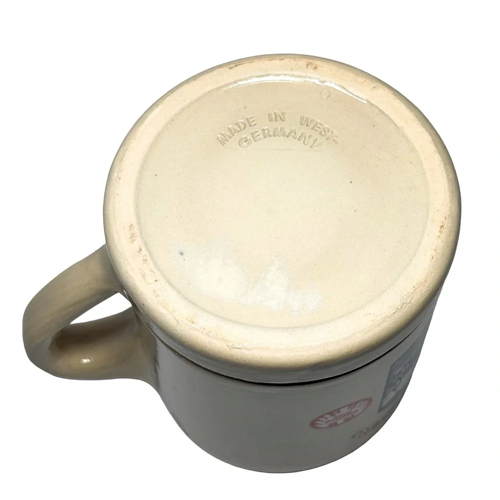 Vintage West German‎ Beer Stein Alt-Durlach Binding Bier 0.5L Stoneware Mug